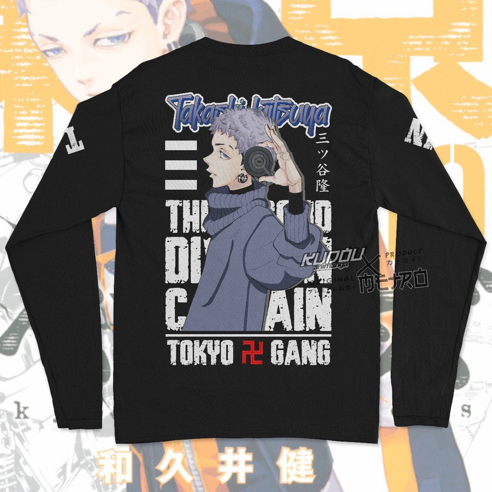 Longsleeve Takashi Mitsuya Tokyo Manji Anime Manga Tokyo Revengers Premium Unisex