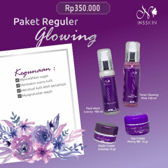 Paket Reguler Glowing NSSKIN