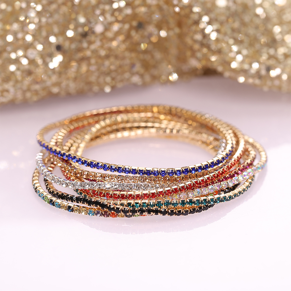 Fashion Creative Crystal Bracelets Simple Elegant Bohemian Party Bracelet Jewelry Accessories Gift