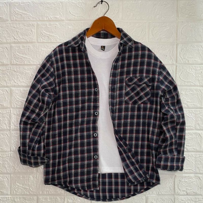 couple flanel anak&ayah