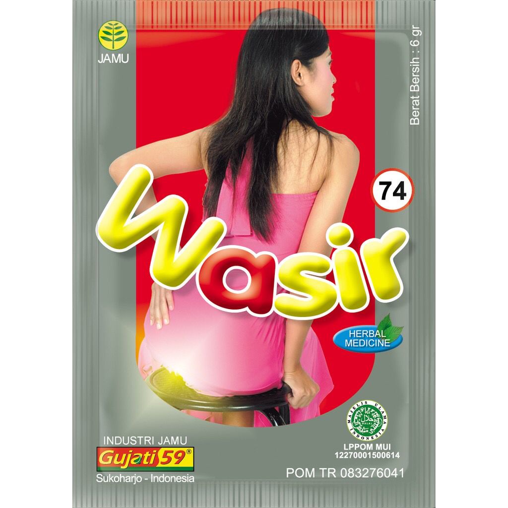 

Gujati Jamu Wasir (1 Pack Isi 10 Sachet)