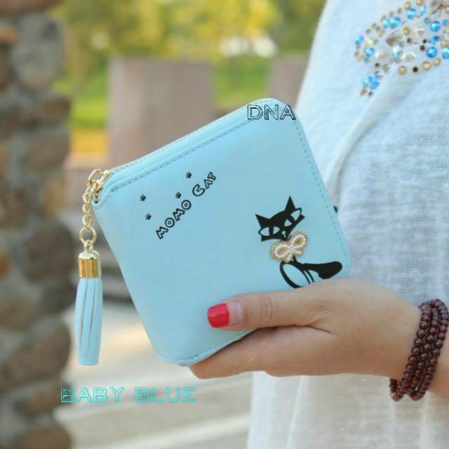 Dompet mini momo cat/dompet wanita /dompet murah