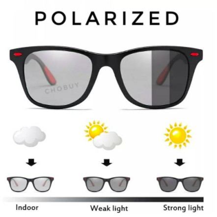 Kacamata Siang Malam Original Photocromic Polarized anti silau UV plus minus Cylinder Long keeper