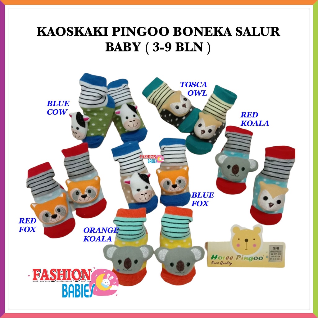 ❤ FashionBabies ❤ HOREE PINGOO KAOSKAKI BAYI BONEKA SALUR / KAOS KAKI NEWBORN PREMIUM TEBAL