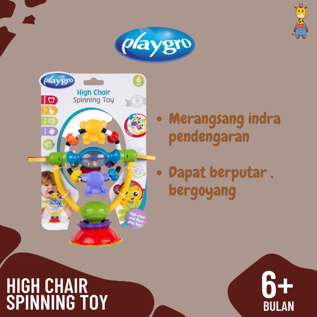 Playgro High Chair Spinning Toy