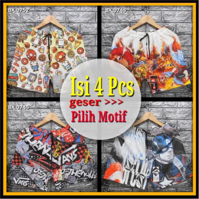  Celana  BOXER KEREN  BOKSER KOLOR COWOK PRIA  UNTUK SANTAI 