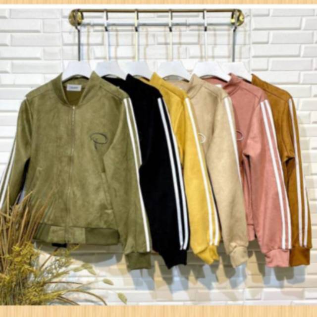 Jaket Adidas Suede Import