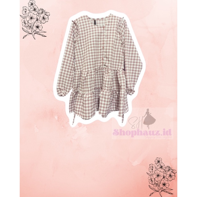 kemeja tunik hijab non hijab korean style