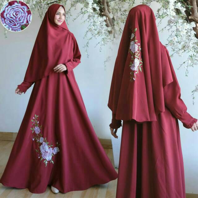 Baju Lebaran 2021 Terbaru Busana Muslim Gamis Murah Gaun Pesta Muslimah Baju Wanita Kondangan jumbo