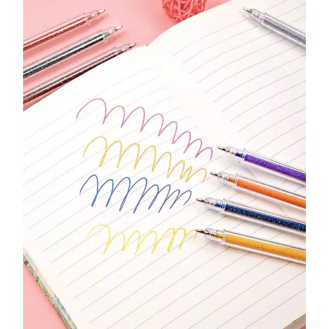 

ES517 PULPEN GLITER SET ISI 8 WARNA