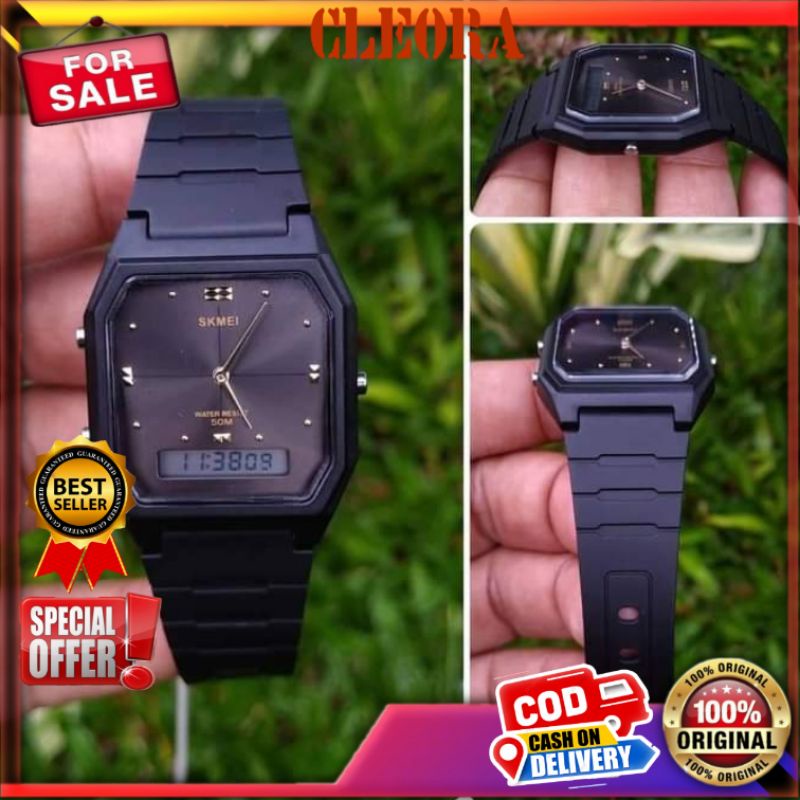 Jam Tangan Wanita SKMEI Original Digital Analog Arloji Jm Tahan Anti Air Anak Muda Cowok Cewek Laki 
