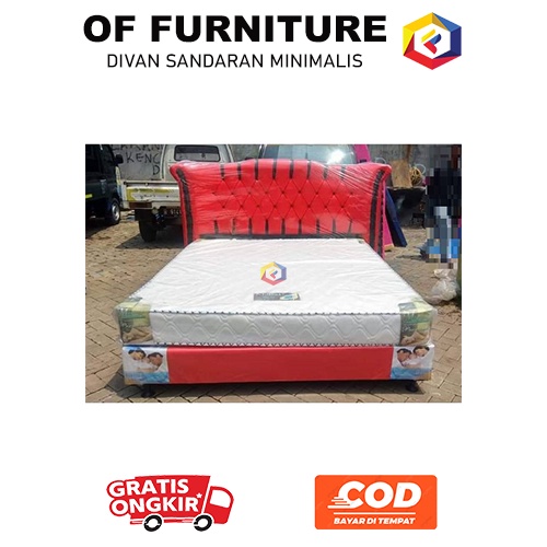 Divan dipan sandaran jaguar 160x200 springbed