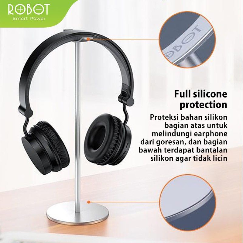 ROBOT RT-EH01 RTEH01 ORIGINAL PRODUCT BY ROBOT Aluminum Alloy Headphone Holder Stand  - Garansi Resmi 1 Tahun