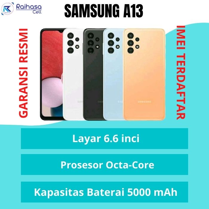 Samsung A13 NEW GARANSI RESMI