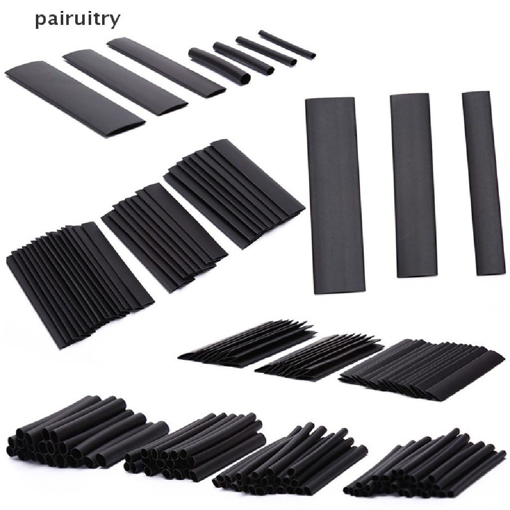 Prt 127Pcs Selang Bakar Heat Shrink Warna Hitam Tahan Cuaca PRT