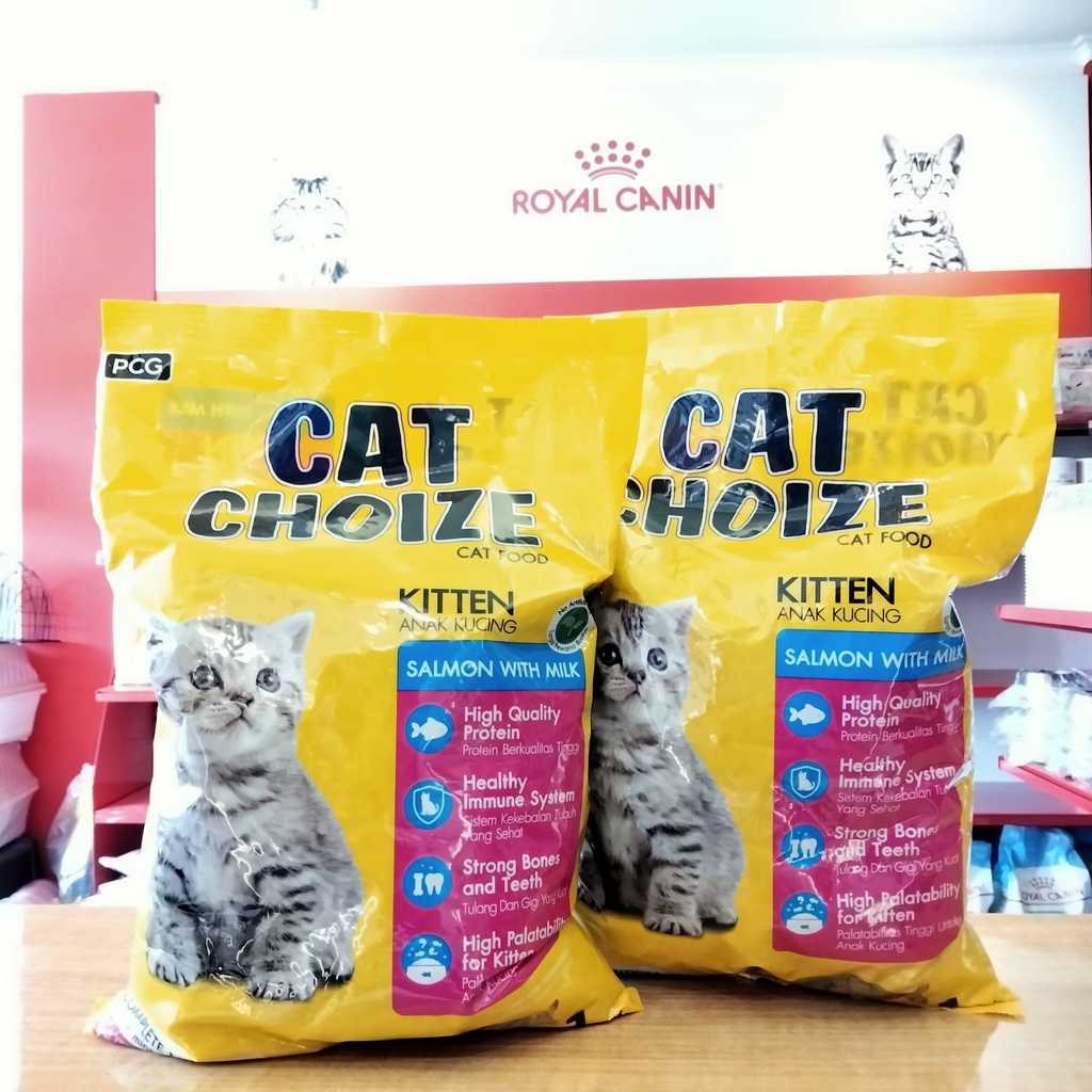 CAT CHOIZE Kitten SALMON 1kg makanan anak kucing kitten