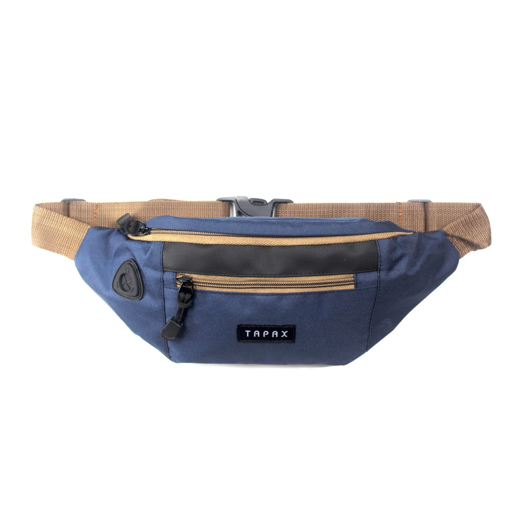 Tas Waistbag Pria Casual Scoklat Zetshop