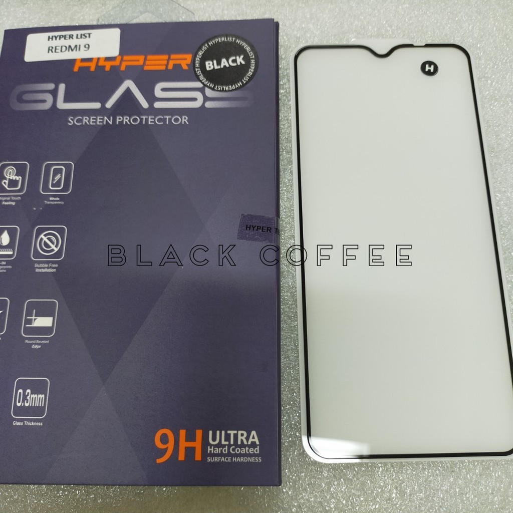 HYPER LIST Tempered glass FULL xiaomi redmi 9 2020