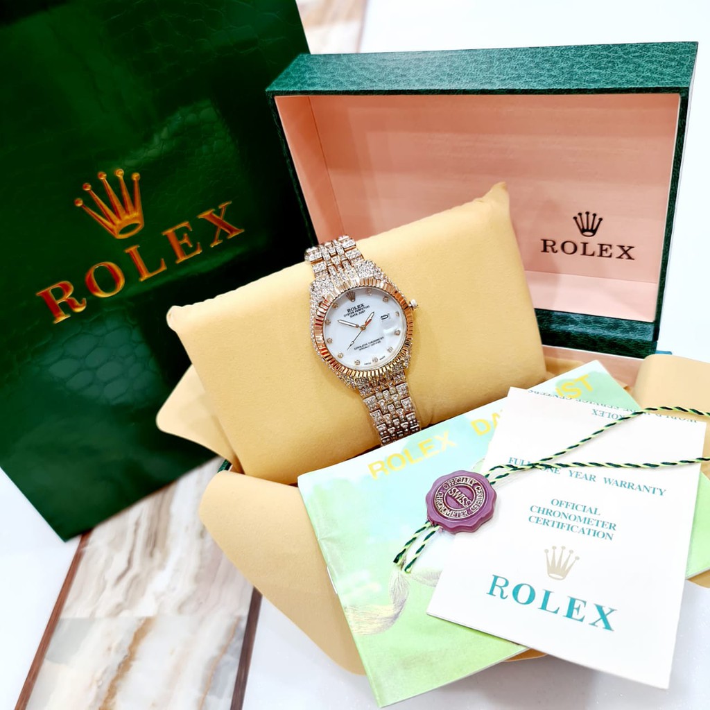 JAM TANGAN WANITA / JAM TANGAN CEWEK / JAM TANGAN MURAH / JAM ROLEX PAKET COD NEW ADA TGL