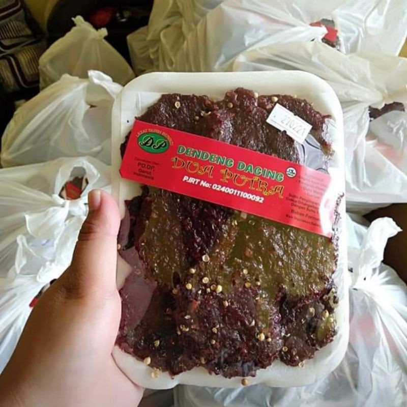 Paket Usaha Dendeng Daging Ayam Dua Putra Kemasan 100gram Isi 10 Cup Promo Rumah Tasik