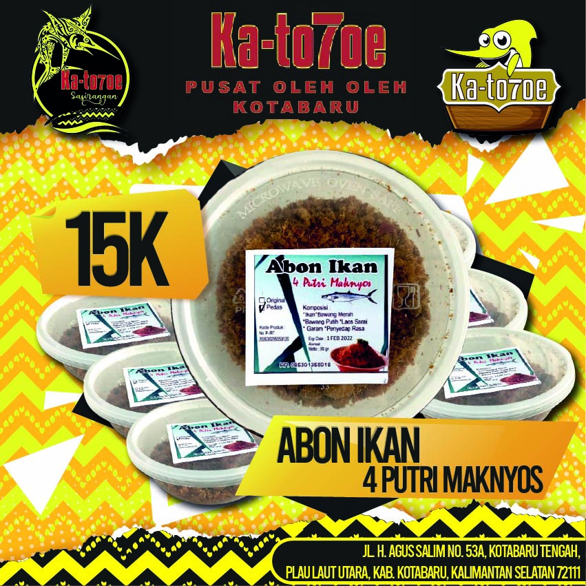 

Abon Ikan Laut "4 PUTRI MAKNYOS
