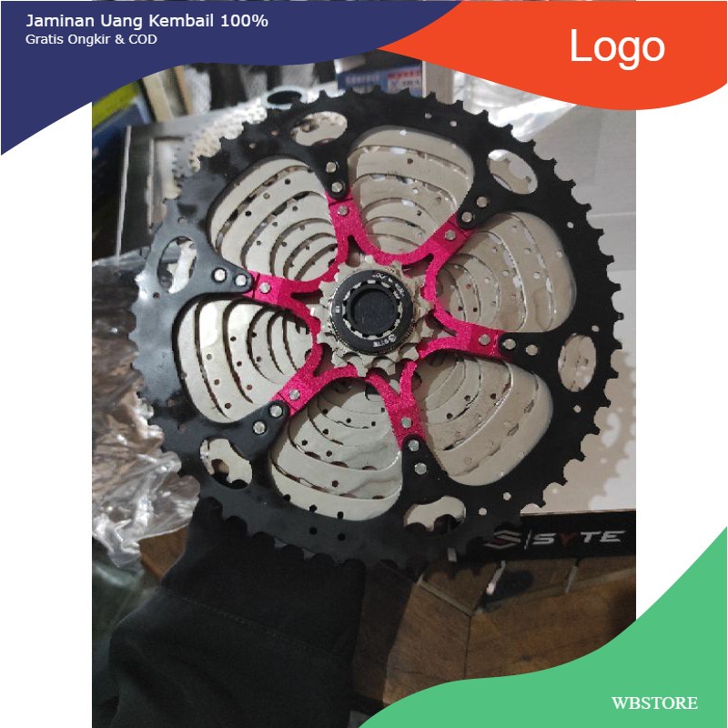 SPROCKET CASSETTE 12 SPEED 52T 11-52T SYTE ORIGINAL /GIR GEAR CASSETE SPROKET 12SPEED 11 - 52T MODEL