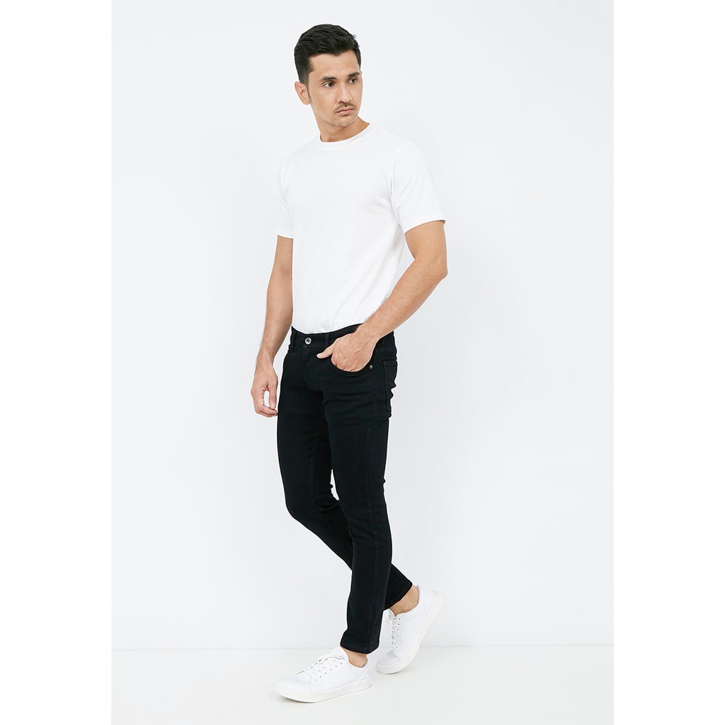 JBBoss Celana Panjang Charlie Denim Stretch Skinny Jeans (Hitam)