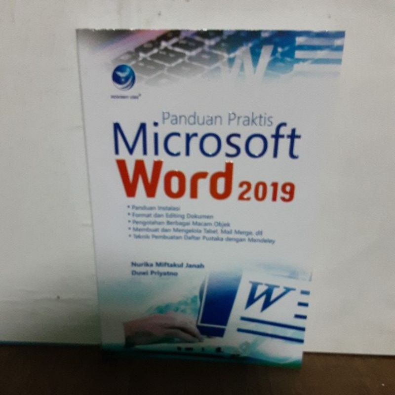 Jual Buku Panduan Prak Microsoft Word 2019 Oleh Nurika Matakuliah Janah ...