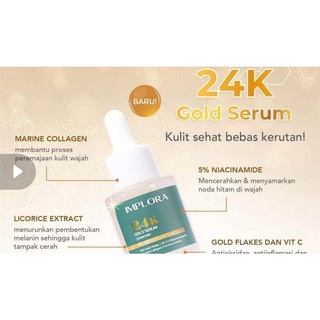 IMPLORA SERUM WAJAH (NEW 24K GOLD SERUM (GROSIR)