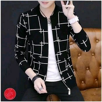 SHOUNEN Jaket Hitam Pria - V-1AF-JACKET-FICO