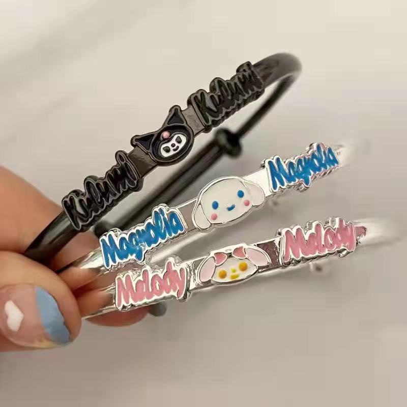 Gelang Giok Cinnamon Anjing Kulome Sanrio Melody Bahan Stainless Untuk Aksesoris