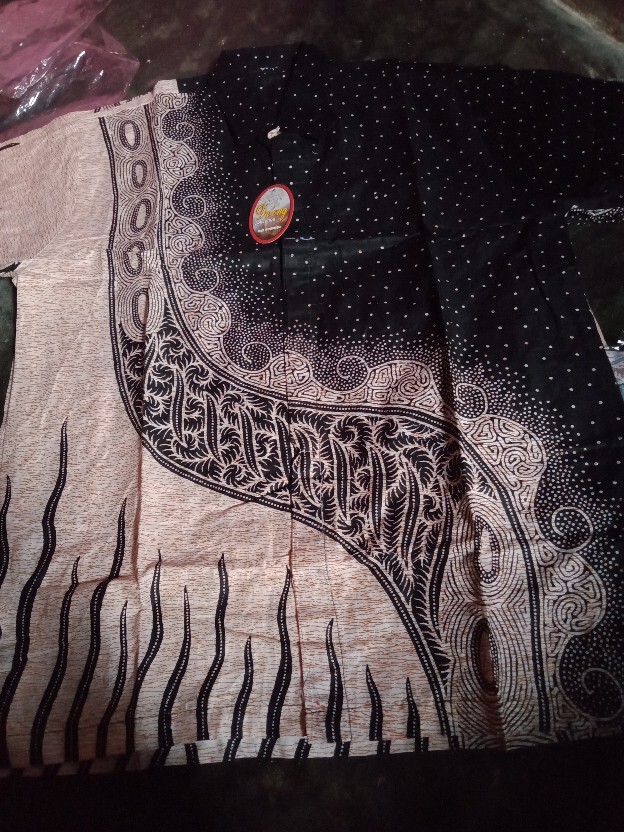 Tey-17 Batik Wanita Asj Sa Hrb026 Kenongo Kemeja Tosca Pendek