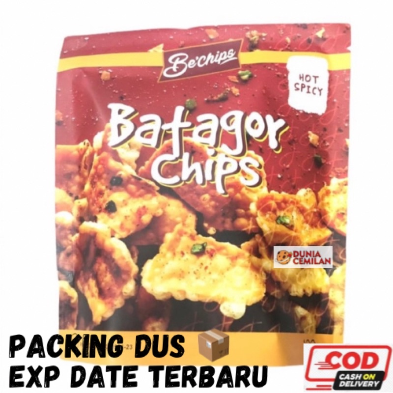 [TERMURAH!!] Batagor Chips BeChips 70gram (Kemasan Terbaru) - Original/Spicy