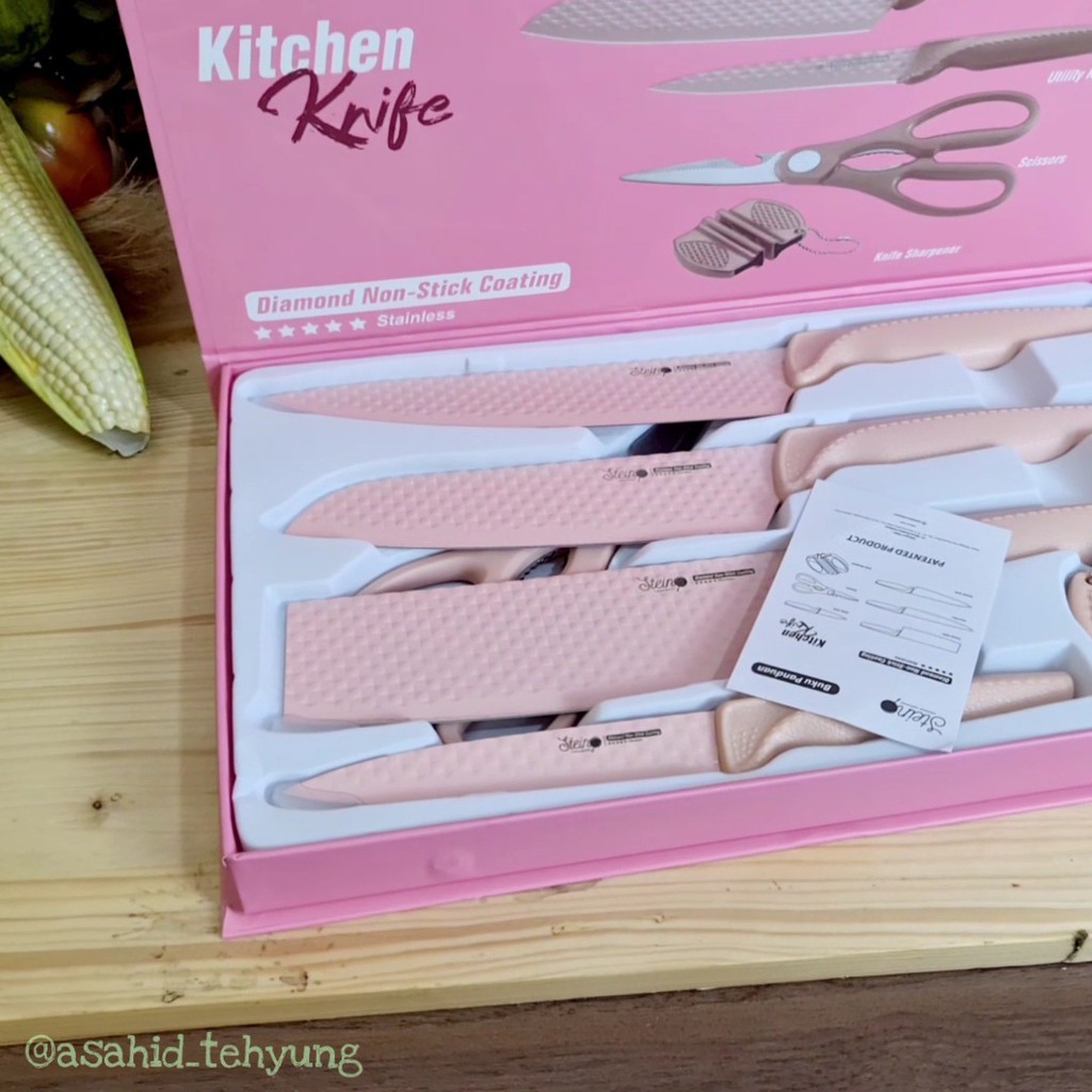 Pisau Set Diamond Knives Set Steincookware Ori