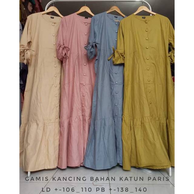 Gamis katun rempel