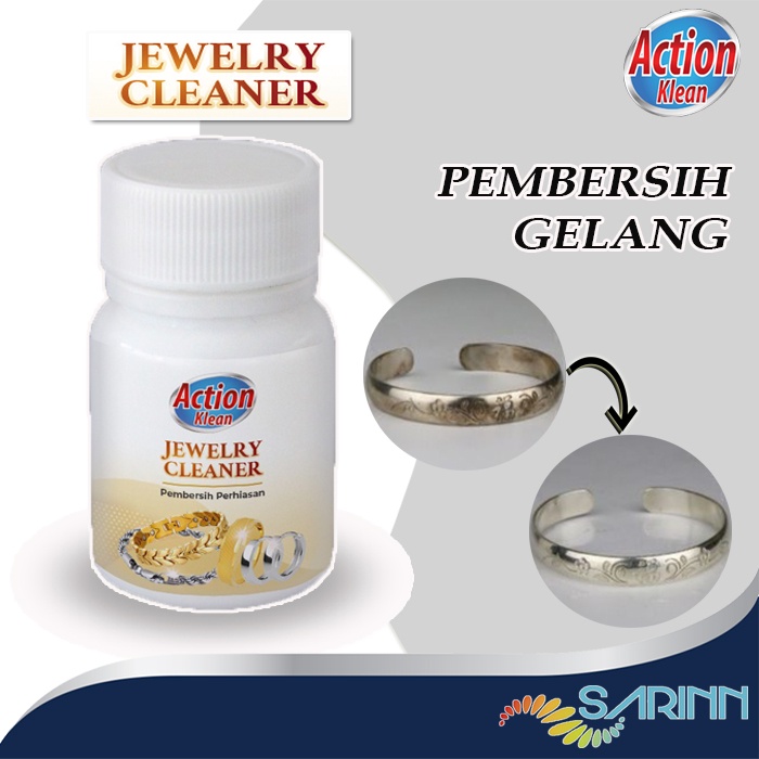 Pembersih Gelang Action Klean Jewelry Cleaner Pembersih Perhiasan Pembersih Anting Pembersih Kalung Pembersih Emas Perak Monel Platinum Titanium