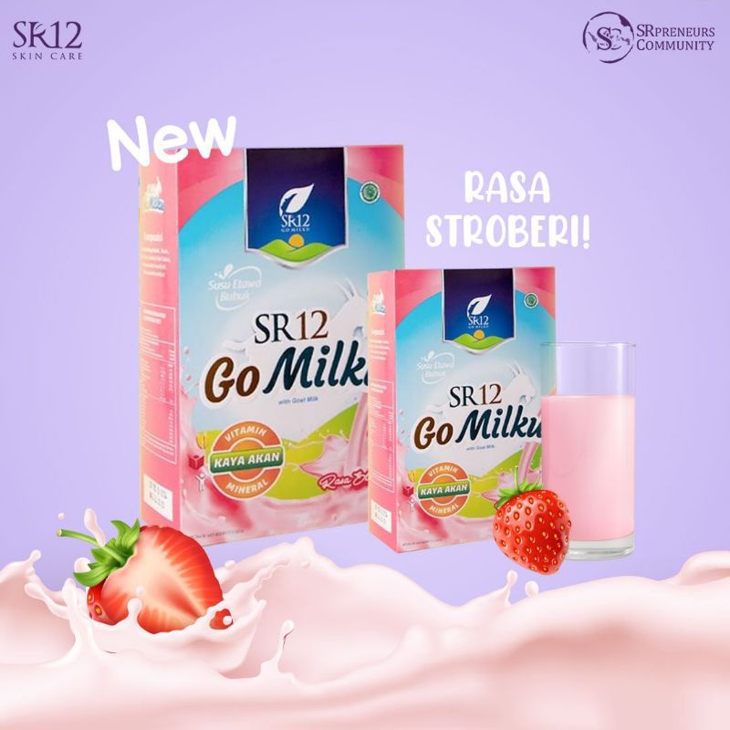 

SUSU ETAWA GOMILKU SR12 RASA STRAWBERRY / SUSU KAMBING HALAL BPOM