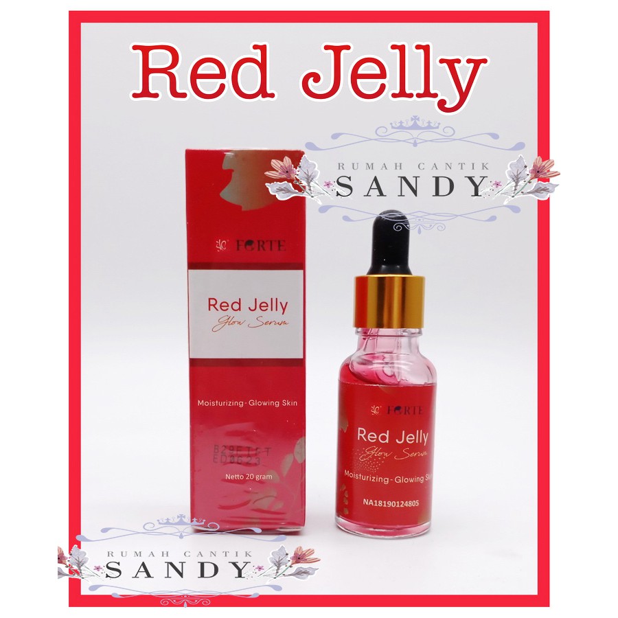 SYB FORTE ~ Red Jelly ~ Melembabkan &amp; Mencerahkan Kulit Wajah Alami