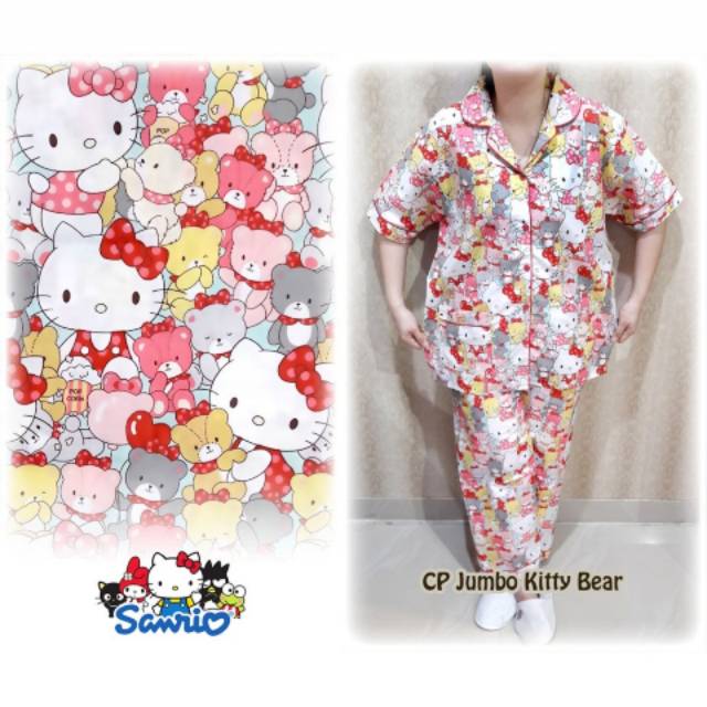 Piyama / baju tidur CP Jumbo Kitty Bear