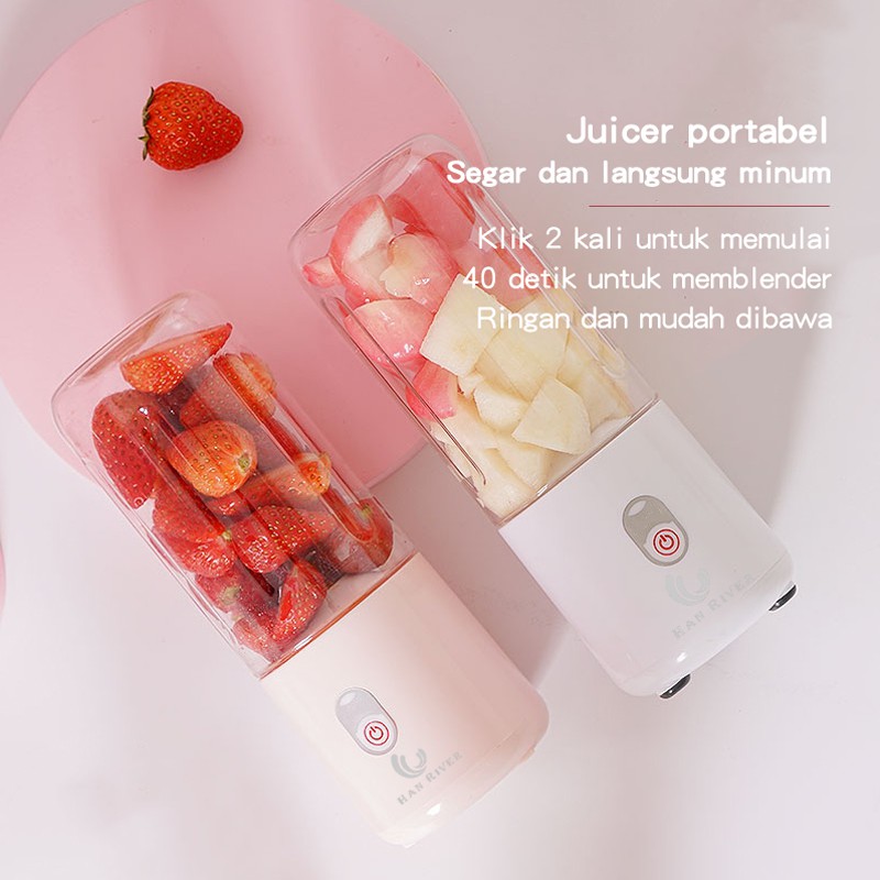 500 ml Juicer Blender Portable Usb Han River 810PK 500Ml mirip Vitamer Abeni