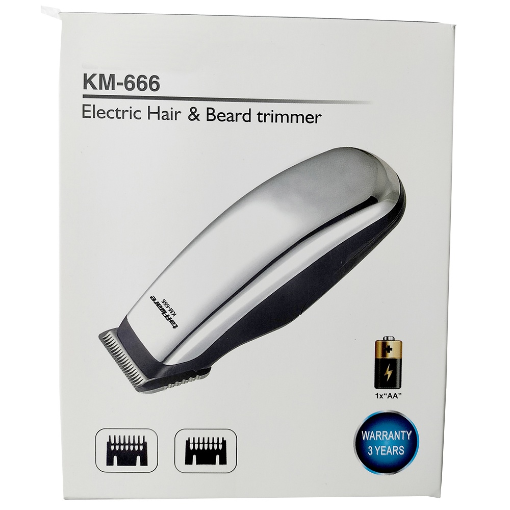 Kemei KM-666 Alat Cukur Portable Electric Hair Trimmer Shaver