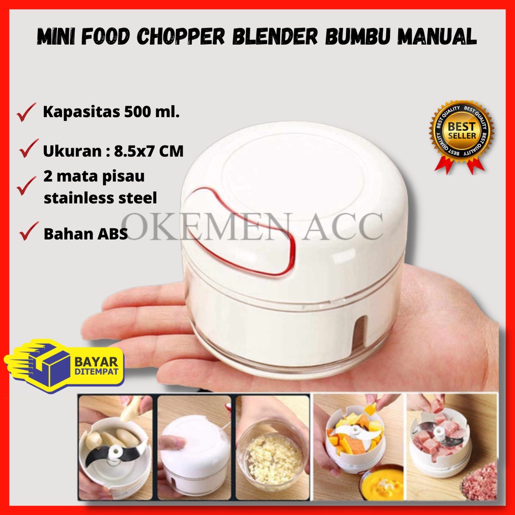 Mini Food Chopper Blender Bumbu Manual - Speedy Chopper Mini Blender Manual / mini chopper blender /