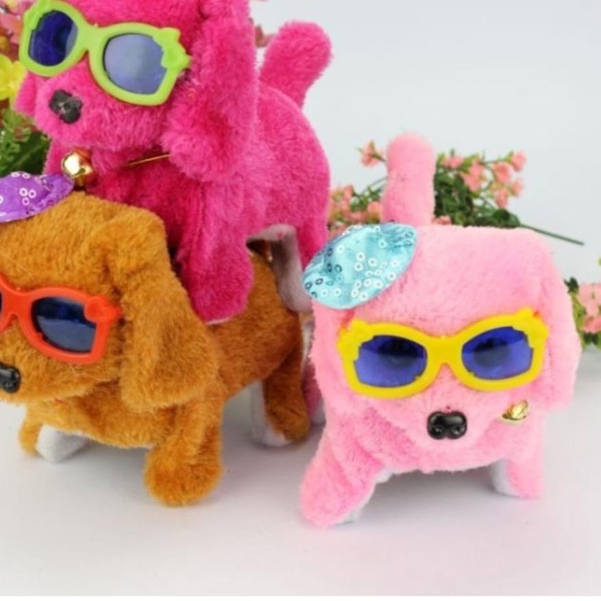EM407 COD MAINAN BONEKA ANJING BISA BERJALAN DAN BISA BUNYI SEPERTI ANJING MAINANA ANAK ANJING ,.