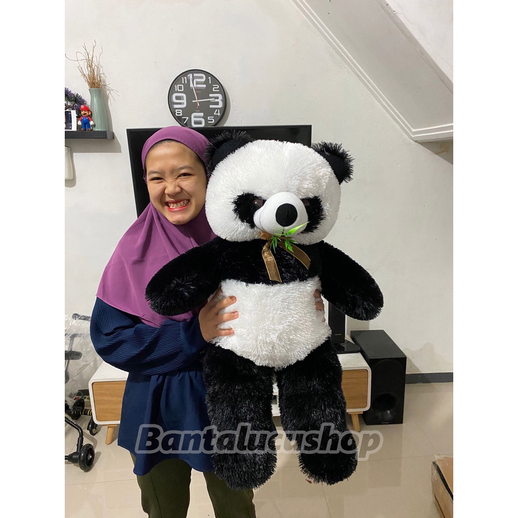 Boneka panda Rumput XL Berdiri 65cm Dijamin BESAR