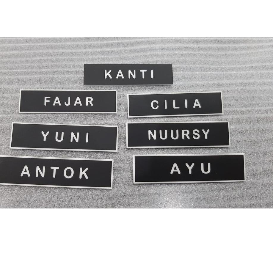 

⚡iap Kirim NAMA DADA, NAMETAG , MODEL GRAFIR AKRILIK TERMURAH produck terbaik