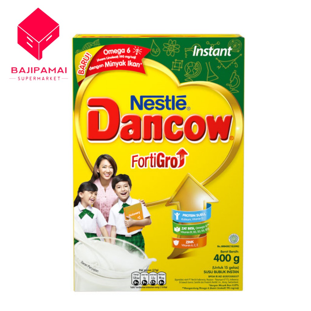 

SUSU DANCOW FORTIGRO BUBUK INSTANT PUTIH 390GR