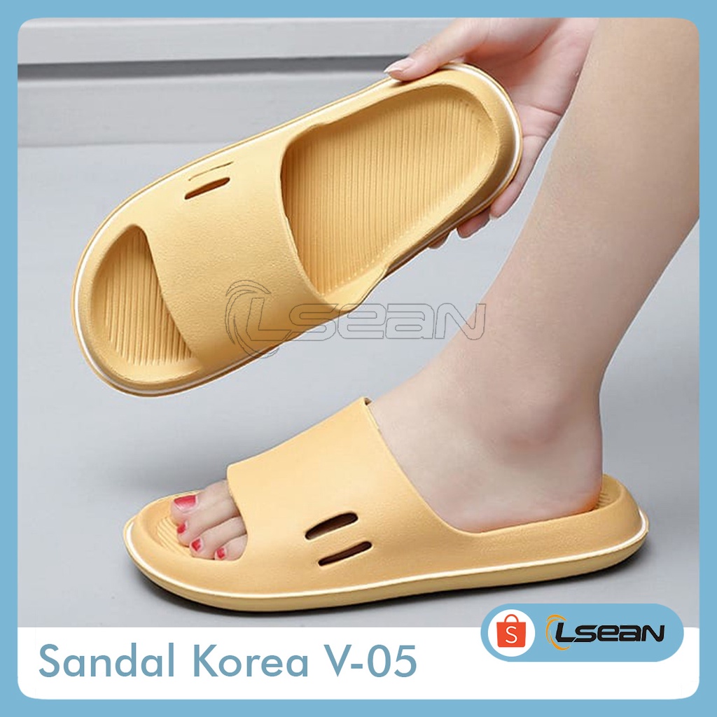 SANDAL SLIP ON CEWEK BAHAN EVA TERBARU SANDAL KOREA | SANDAL V-05