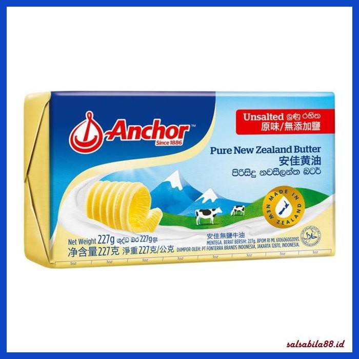 

Rettubagetnem- Anchor Unsalted Butter (227 Gr) -Asli-Slii.