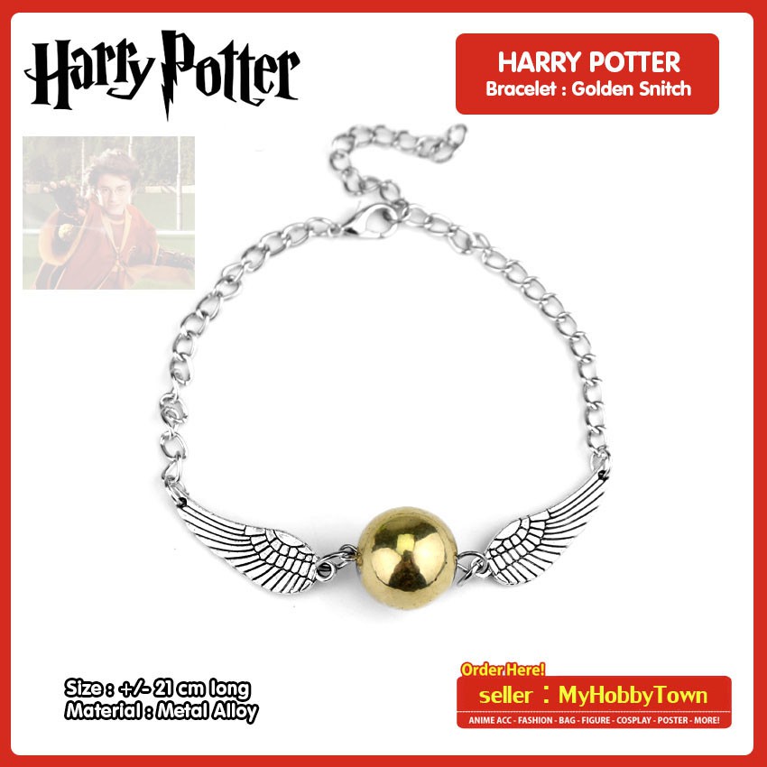 Gelang Potter : Golden Snitch