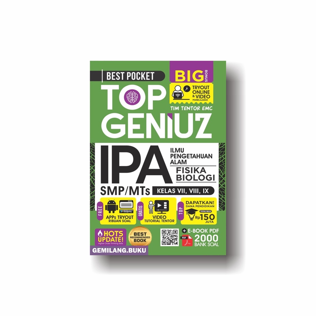 Buku Top Geniuz IPA SMP - EMC